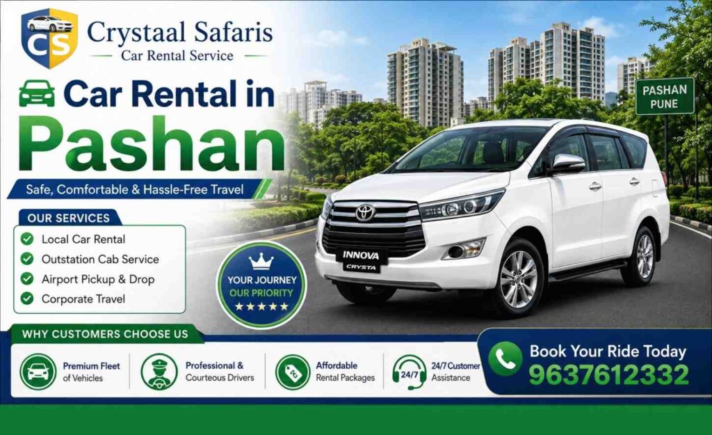 Car Rental in Pashan, Car Rental Service in Pashan, Outstation Cab Service in Pashan